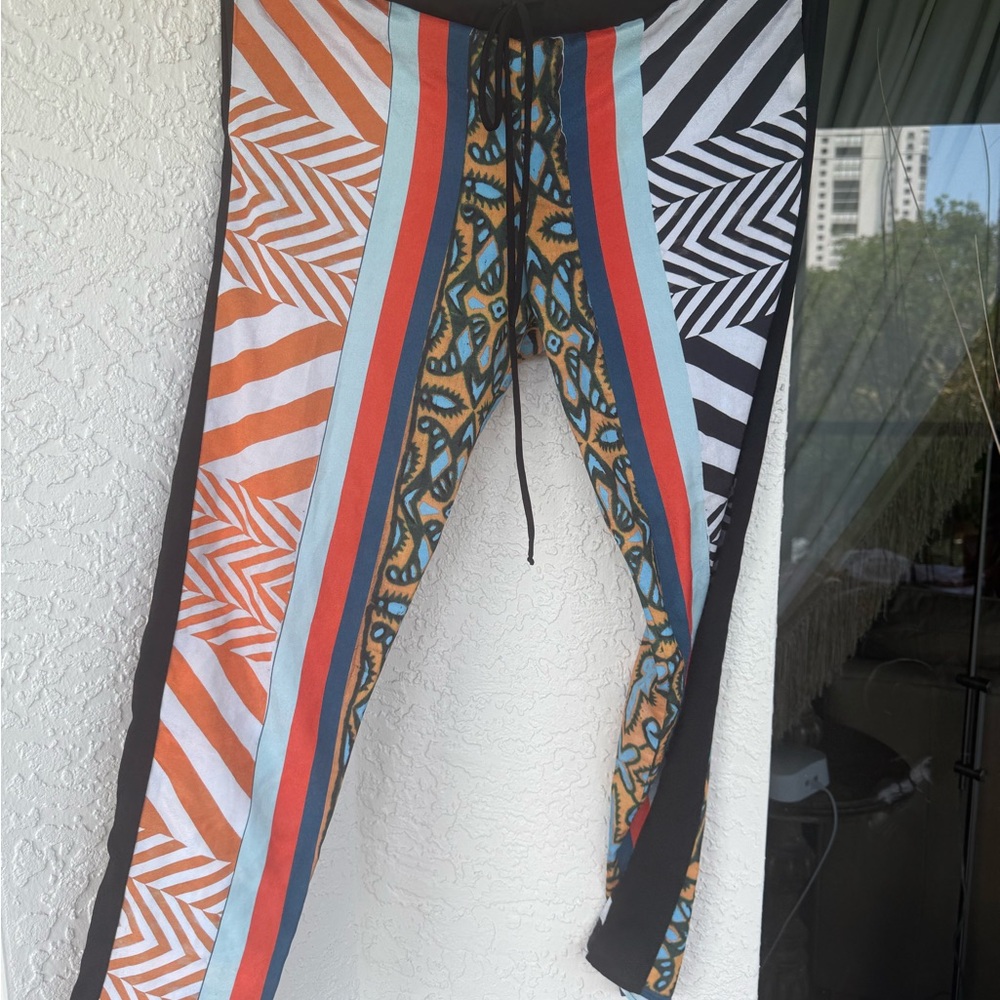 🌹 CLOVER CANYON Silk Pattern Trousers XS
